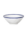 Tognana Insalatiera cm 20 Linea White And Blue Rim Melamina Bianco