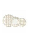 Tognana Servizio da Tavola 18 pezzi Madison Caledonia Beige