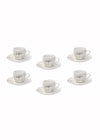 Tognana Set 6 Tazzine Caffè Poesia