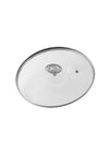 Agnelli Coperchio Vetro con Anello Inox cm 28