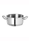Abert Musa Casseruola 2 manici cm 24 Acciaio Inox 18-10 Induzione