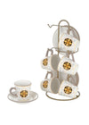 Montemaggi Domus Set 6 Tazzine Caffè con Appendino