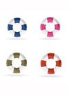 WD Lifestyle Salvagente a Righe Gonfiabile