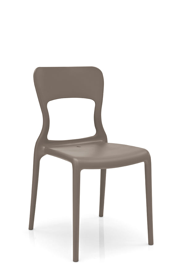 Connubia Set 2 Sedie Helios Polipropilene Impilabili
