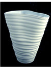 Vaso Onde Bianco H.32