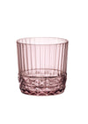 Bormioli Rocco America '20s Bicchiere Rocks Lilac Rose