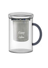 WdLifestyle Tisaniera Mug in Borosilicato con Manico Verde CL 42 WD599