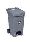 Stefanplast Bidone Urban Eco con Pedale L. 60 Grigio Outdoor