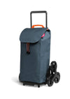Gimi Carrello Portaspesa Tris Shopping 6 ruote Grigio