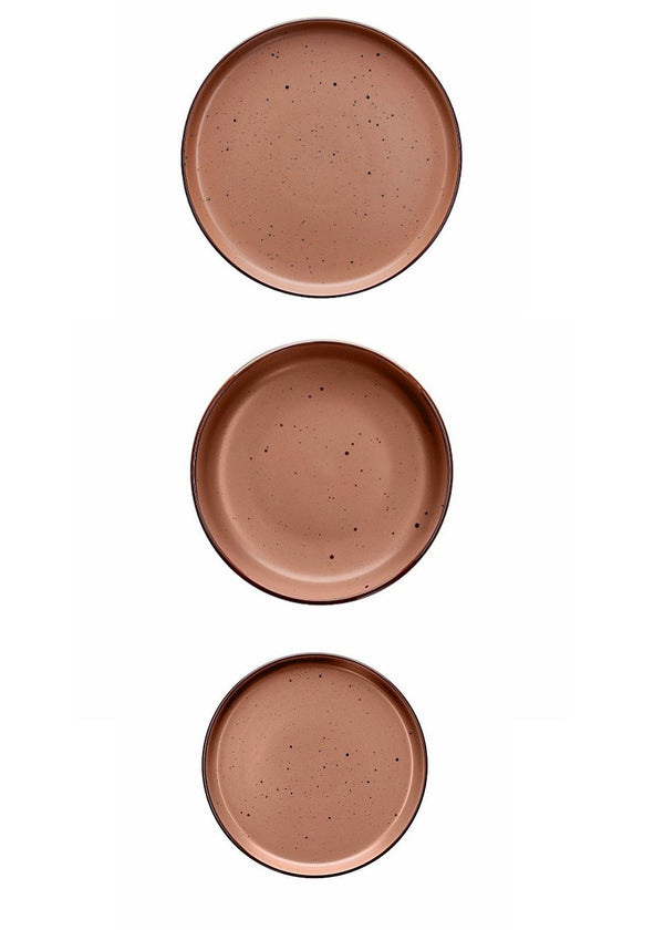 Tognana Urban Bruges Servizio da Tavola 18 Pezzi Unicolor Terracotta