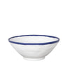 Tognana Insalatiera cm 20 Linea White And Blue Rim Melamina Bianco