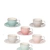 Tognana Iris Pepper Bamboo Set 6 Tazzine Caffè con Piattino