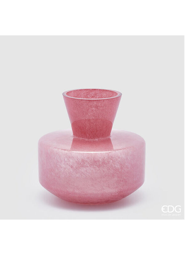 EDG Vaso Vetro Rosa H20