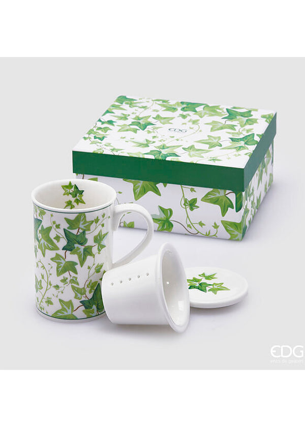 EDG White Green Tisaniera