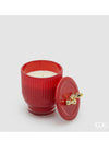 EDG Candela Vaso con Fiocco Berry Fruit