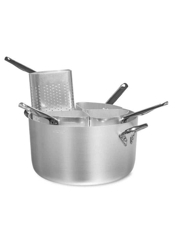Agnelli Casseruola Alta con 4 Colapasta a Spicchio cm 40