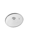 Agnelli Coperchio Vetro con Anello Inox cm 20