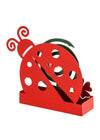 Montemaggi Portazampirone in Metallo Coccinella Rosso