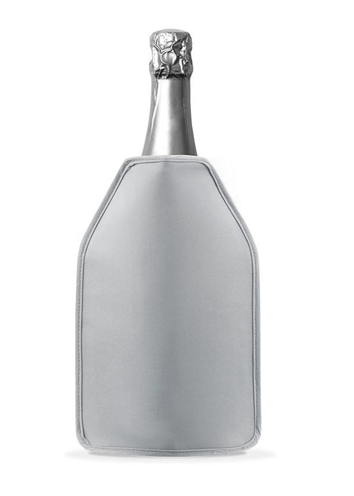 WD Lifestyle Glacette Vino Contenitore Termico Raffredda Bottiglia Morbido Silver