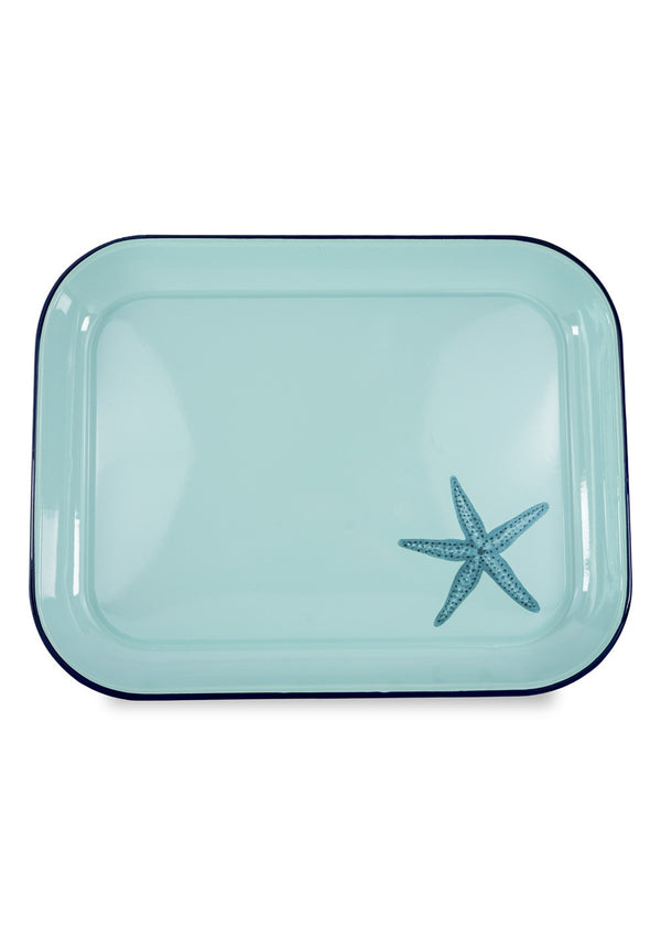 WD Lifestyle Vassoio Latta Smaltata 42x32 cm