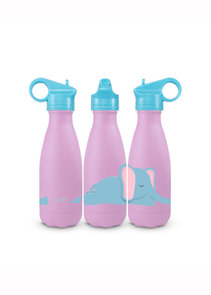 WD Lifestyle Bottiglia Termica cc 260 Acciaio Inox Decoro Elefante
