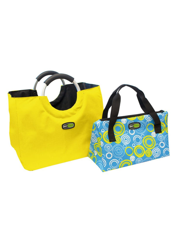 Gio Style Bag in the City Shopping Bag + Borsa Termica Azzurro