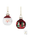 Mascagni Natale Set 6 Palle cm 4 Assortite