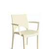 Sedia con Braccioli Paris colore Avorio