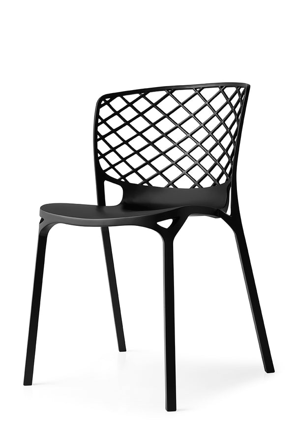 Connubia Set 2 Sedie Gamera Colori Bianco e Nero