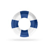 WD Lifestyle Salvagente a Righe Gonfiabile