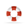 WD Lifestyle Salvagente a Righe Gonfiabile