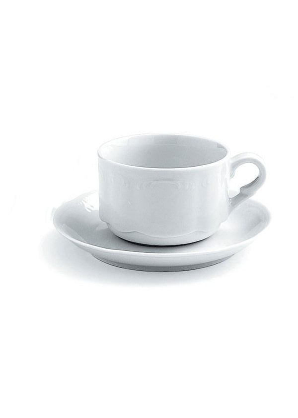 Tognana Vecchio Wienna Bianco Tazzina Caffè con piattino
