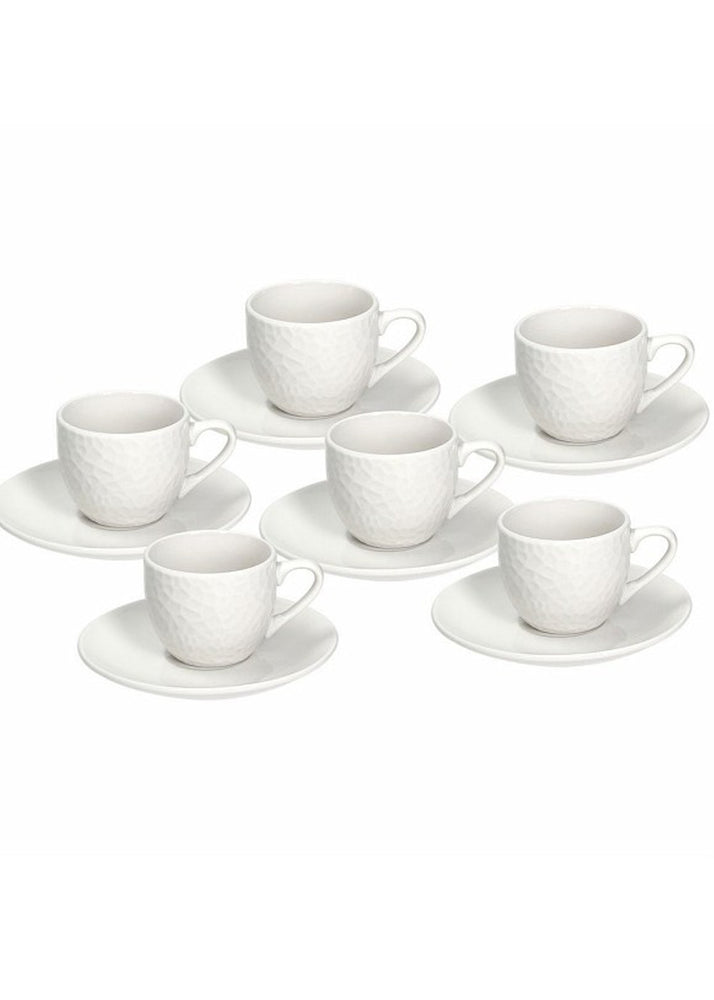 Set Tazzine E Piattini Nextday Catering Y112 - Bianco, Porcellana, Confezione Da 12 - Foto 5