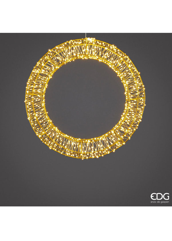 EDG Addobbi Decori di Natale Corona Microled cm 45