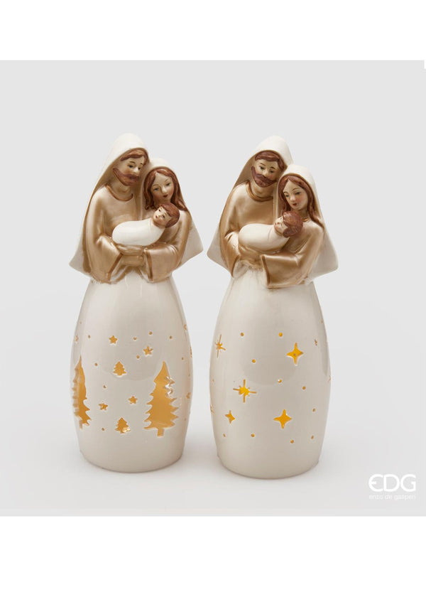 EDG Addobbi Decori di Natale Natività h24 con Led Bianco