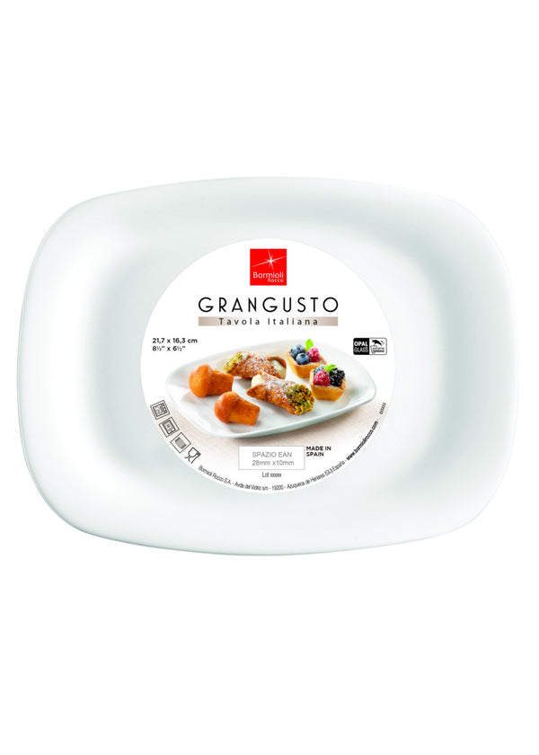 Bormioli Rocco Grangusto Piatto Pasticceria cm 22x16