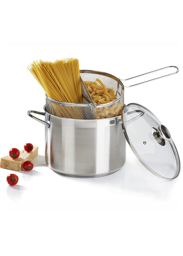 Barazzoni Pastaiola Spaghettiere Doppio Cestello cm 24