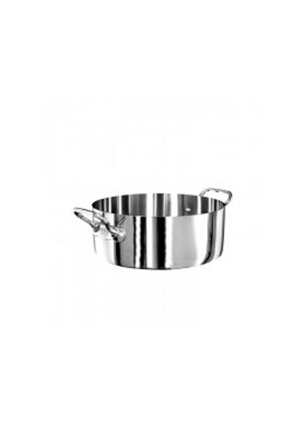 Alu-Inox Agnelli 1907 Casseruola Bassa 24 cm