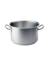 Pentole Agnelli Linea Acciaio Inox 18-10 Casseruola Alta 2 manici cm 28