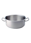 Pentole Agnelli Linea Acciaio Inox 18-10 Casseruola Bassa cm 36