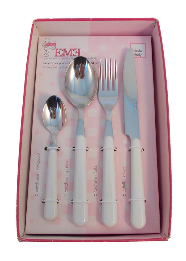 EME Posate Brio 24 pezzi Bianco 19