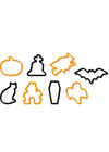 Tescoma Tagliabiscotti Halloween 8 formine 630907