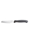 Kaimano Italicus Set 6 coltelli da pizza con manico nero