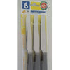 Set 6 coltelli spelucchini tortora