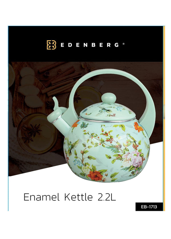 Edenberg Bollitore Smalto L. 2,2 Floreale
