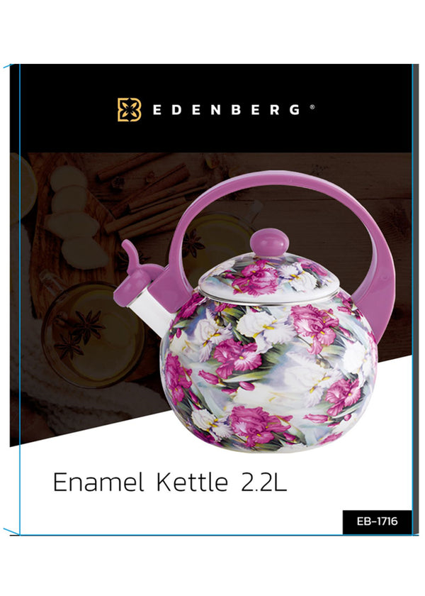 Edenberg Bollitore Smalto L. 2,2 Floreale