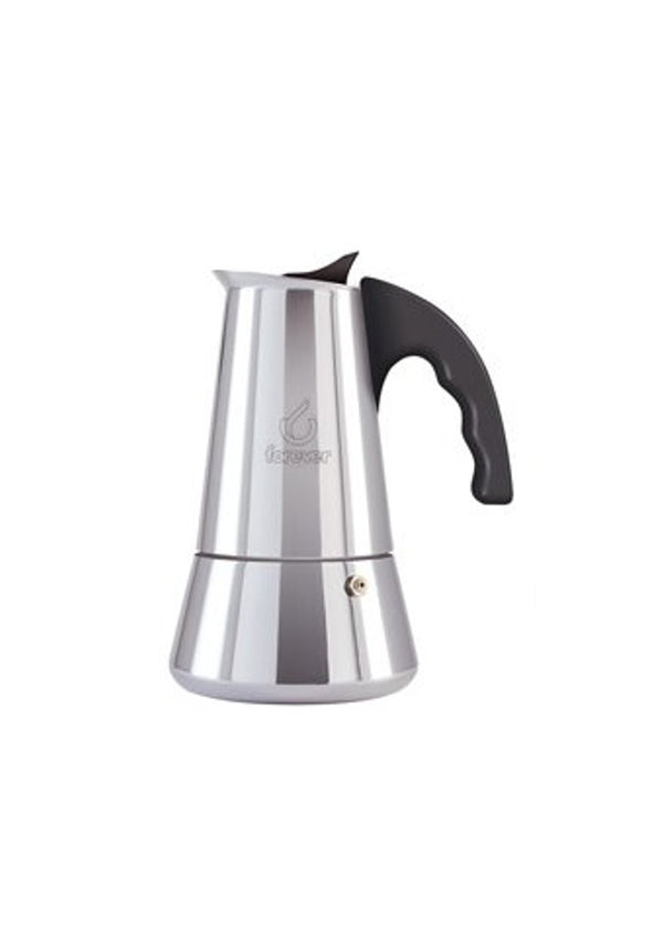 Forever Caffettiera Moka Miss Conny Inox Induzione Tazze 2