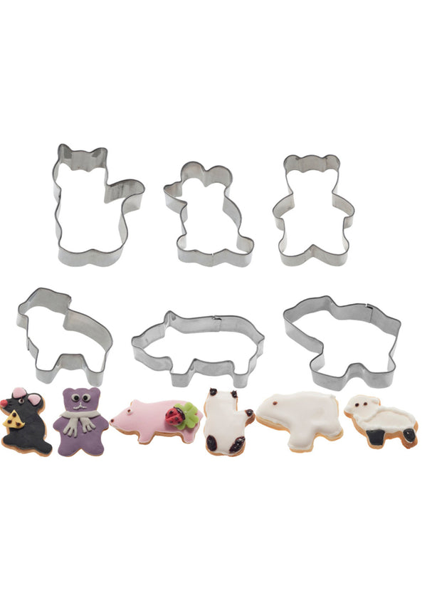 Stampi Tagliabiscotti 6 Forme Animals Assortite