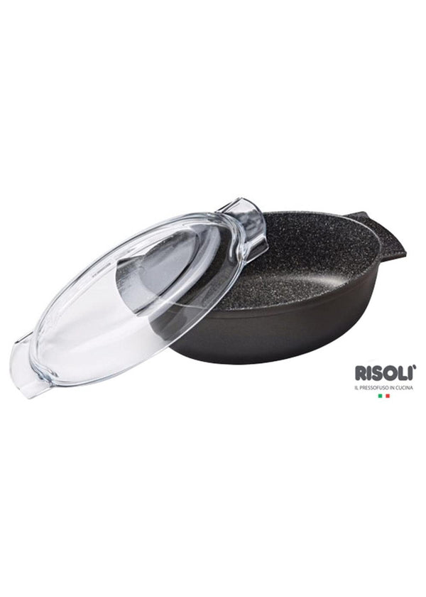 Risolì Granito Hard Stone Casseruola Ovale con coperchio