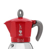 Bialetti Moka Induzione 6 tazze Rossa